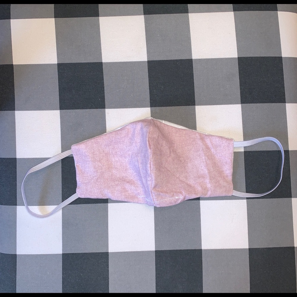 Pink Face Mask and Scrunchie Set - Picture 2 of 4